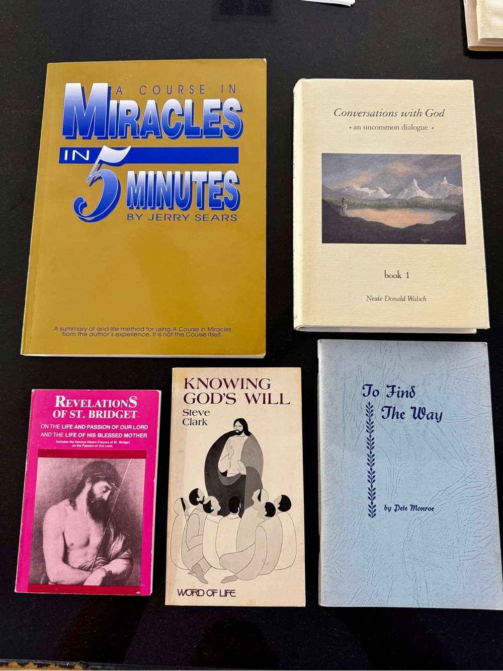 Vintage Metaphysical Book Lot New Age Philosophy Christian Spiritual Devotional